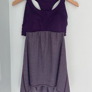 Lululemon Purple Racerback Tank Top Size M
